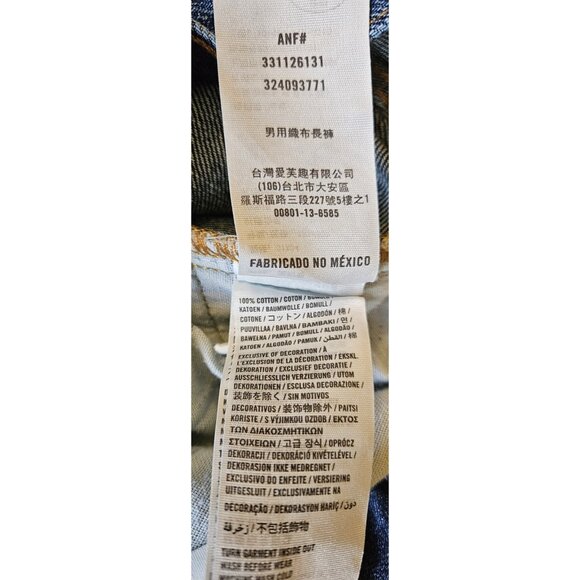 Hollister California Mens W31xL34 Distressed Straight The Boot Jeans - Picture 11 of 15